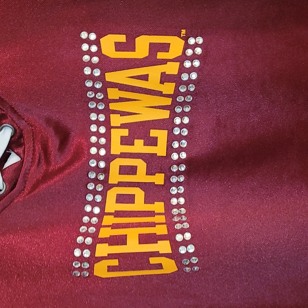 Central Michigan University V-neck Top X-Large - Picture 5 of 9